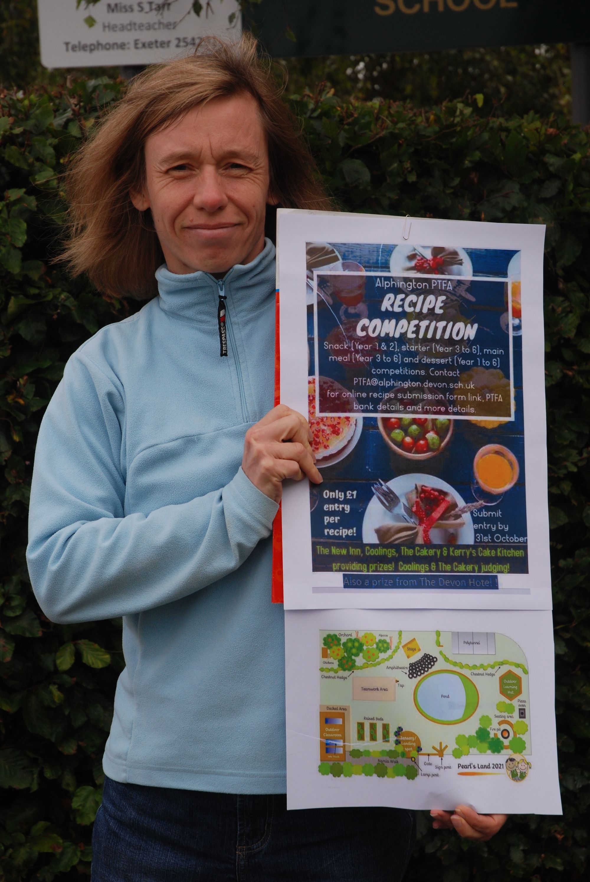 Local Exeter school uses cookbook to fundraise for interactive outdoor space