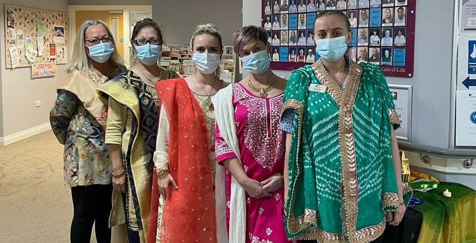 Leicester care residents create homemade lanterns for Diwali celebrations