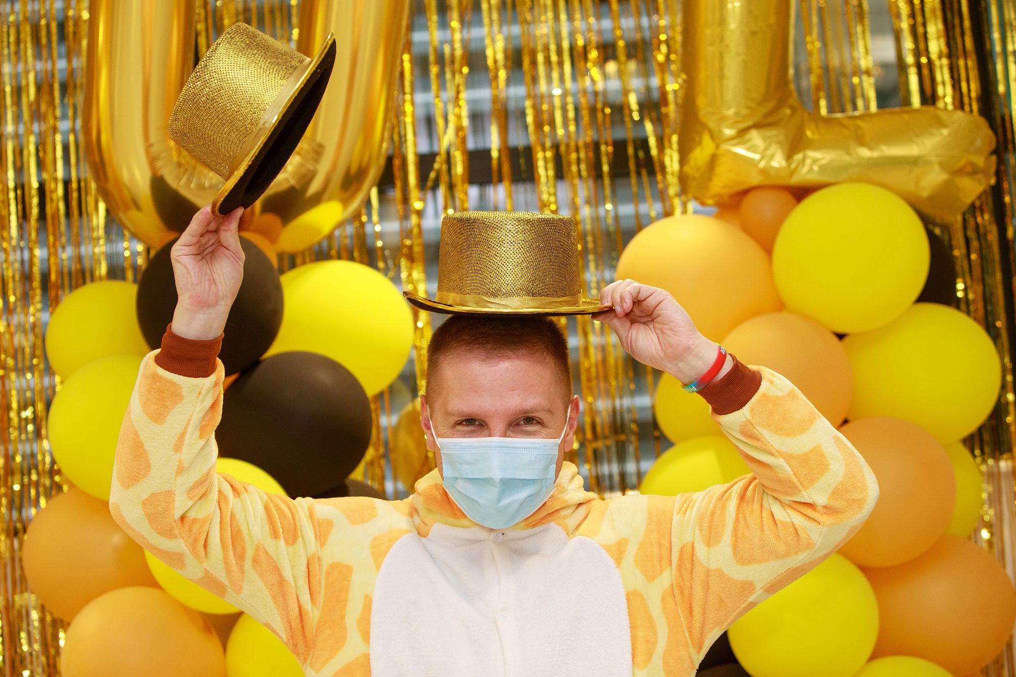 Manchester staff 'go gold' to raise funds for cancer charity