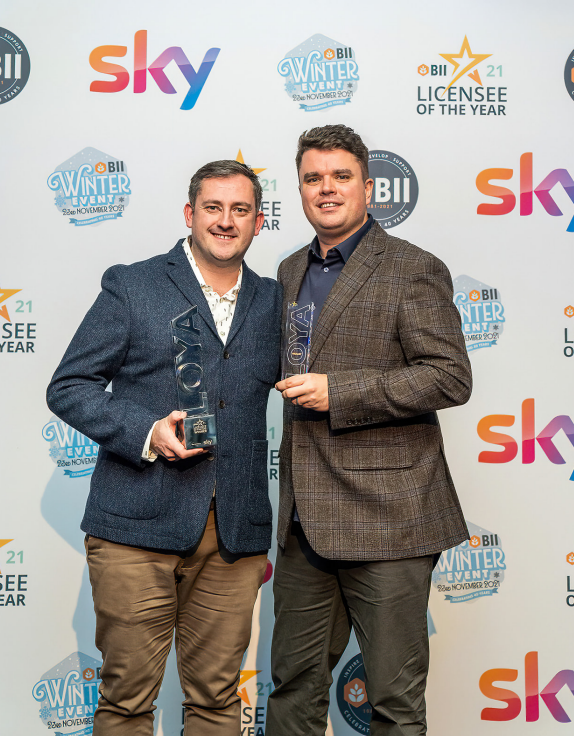 St Minver pub landlords scoop  Licensee of The Year Award