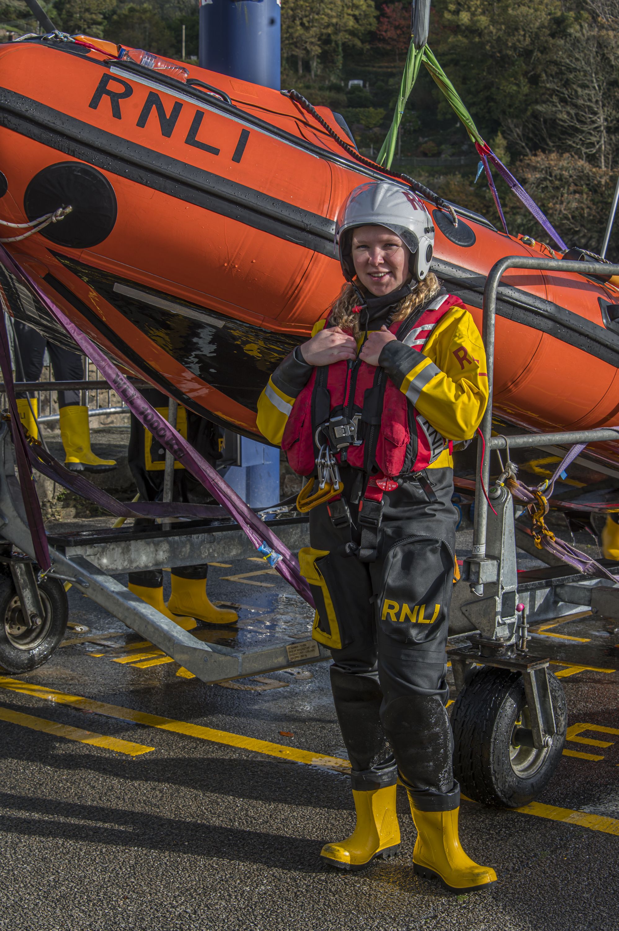 Amelia is first woman lifeboat helm in Fowey RNLI's 160 years history