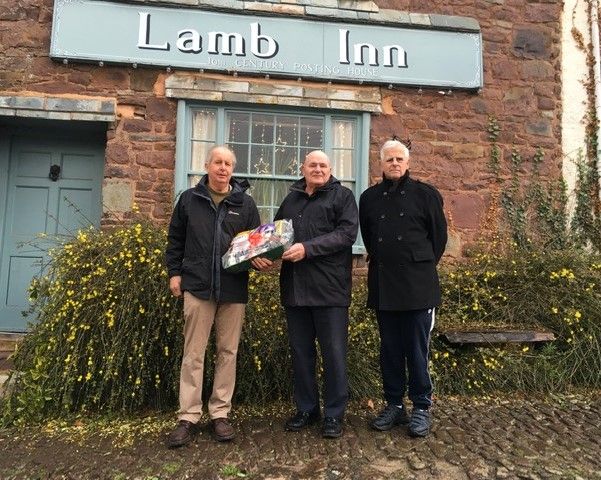 Christmas hamper presented for Graham's good deeds