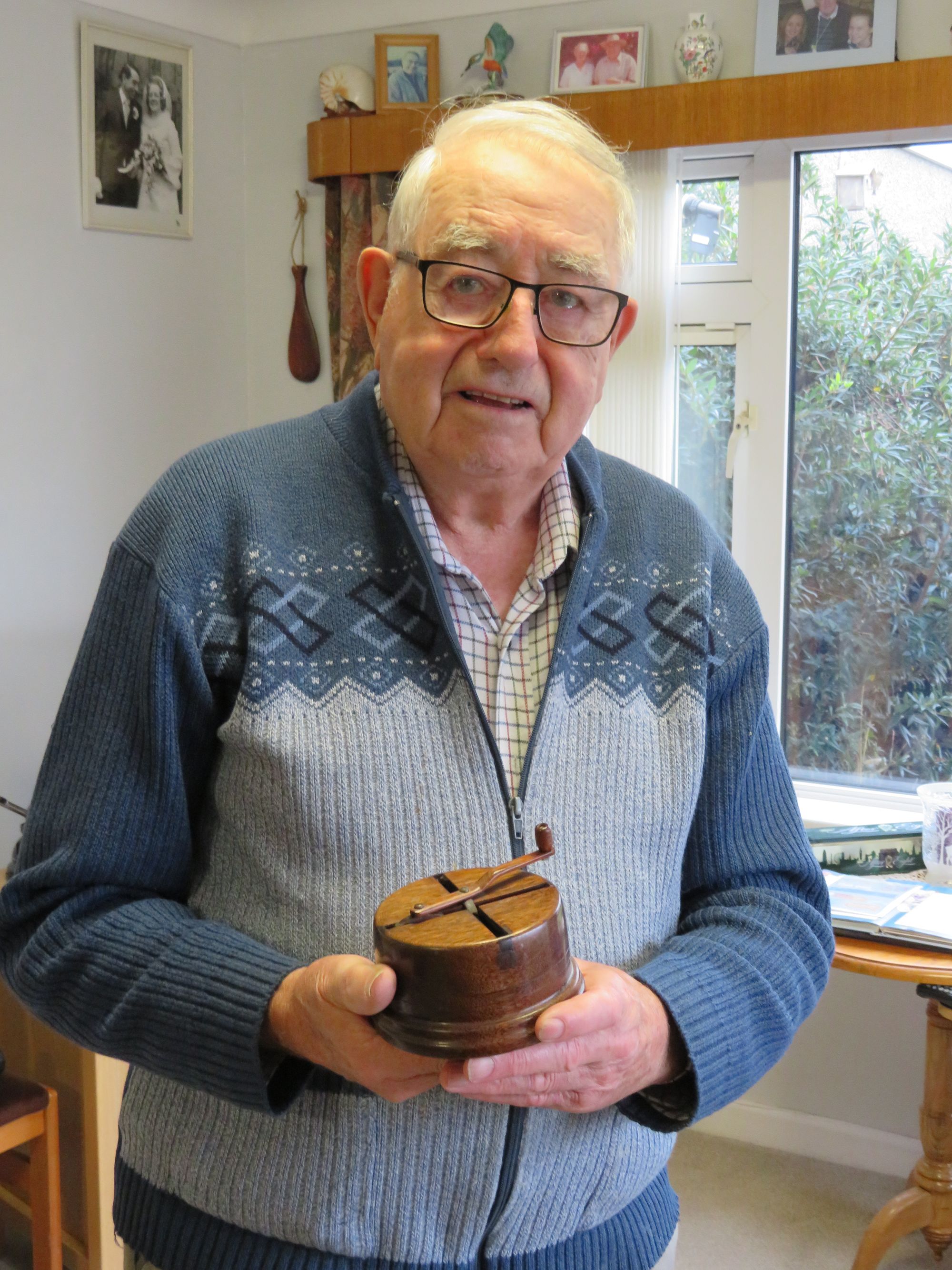 Woodturner pensioner from Helston receives best Christmas present - a truck load of free wood from local stairs company
