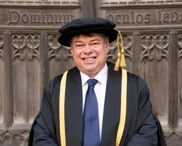 Cambridge horticulturalist receives honorary degree from Writtle University College