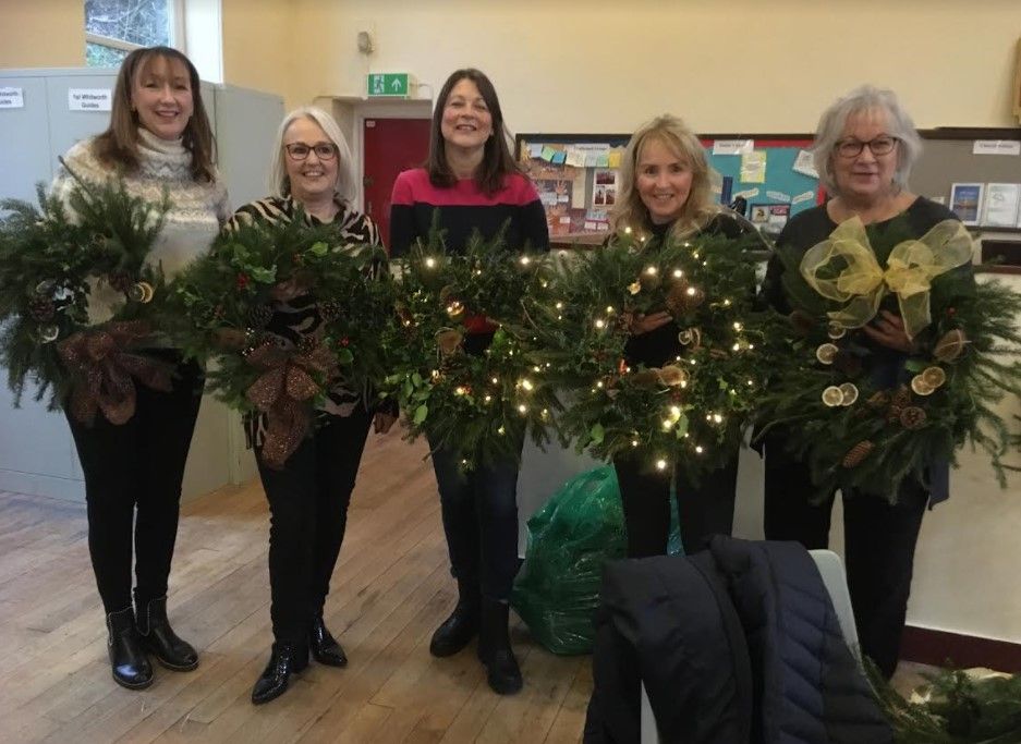 Whitworth residents learned how to make perfect Christmas wreath