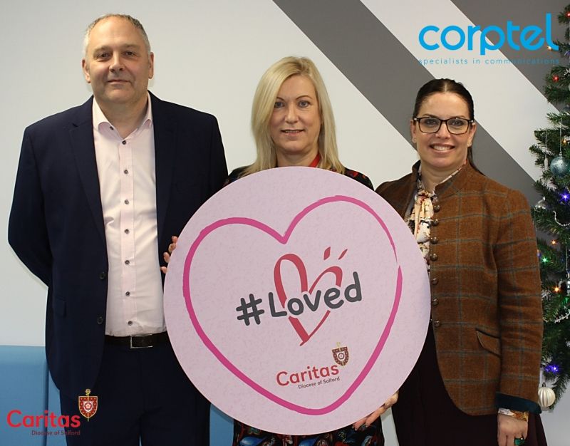 Leigh business Corptel donates £10,000 to support families this Christmas