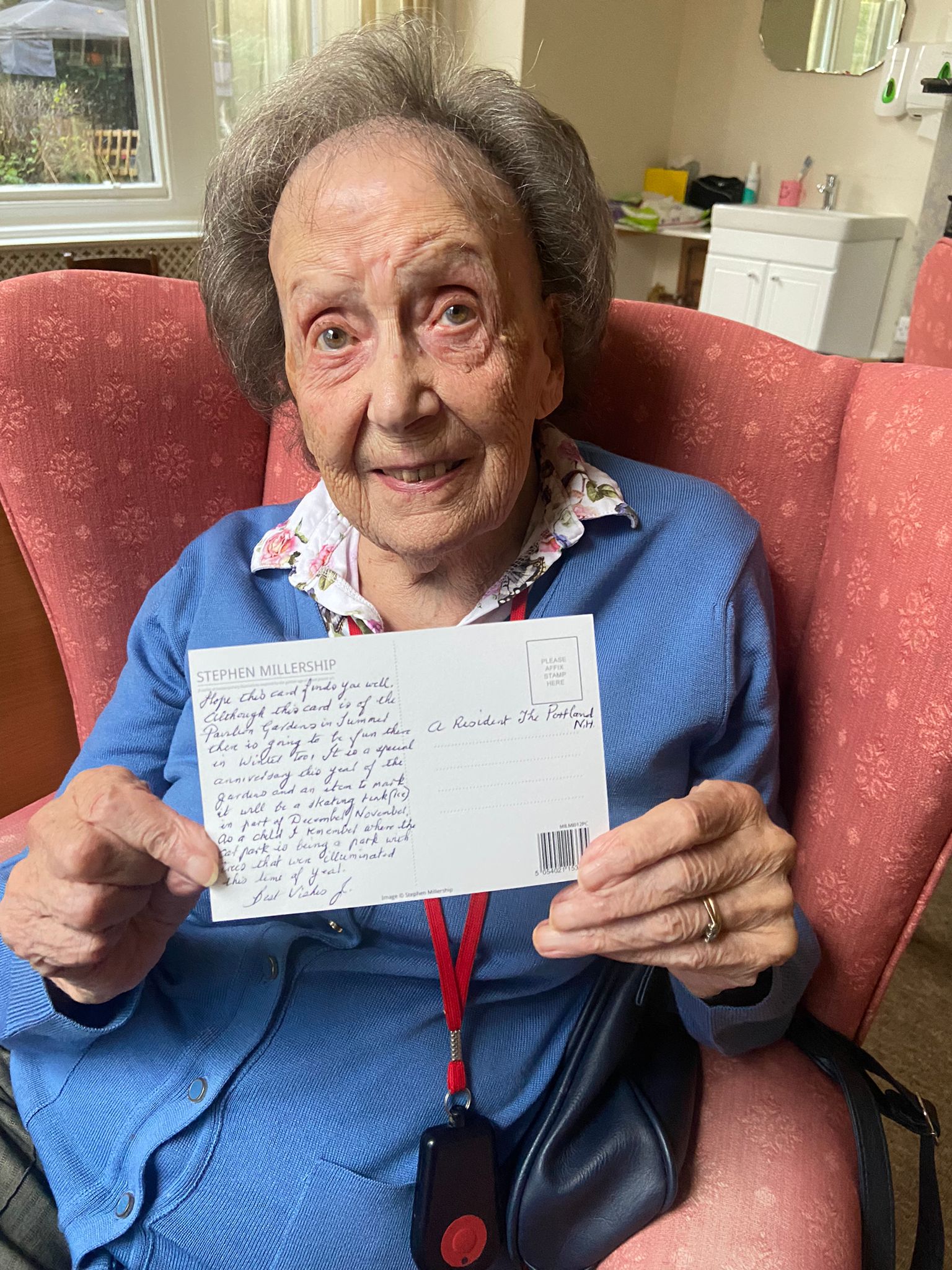 Postcards of joy delivered to Buxton care home residents