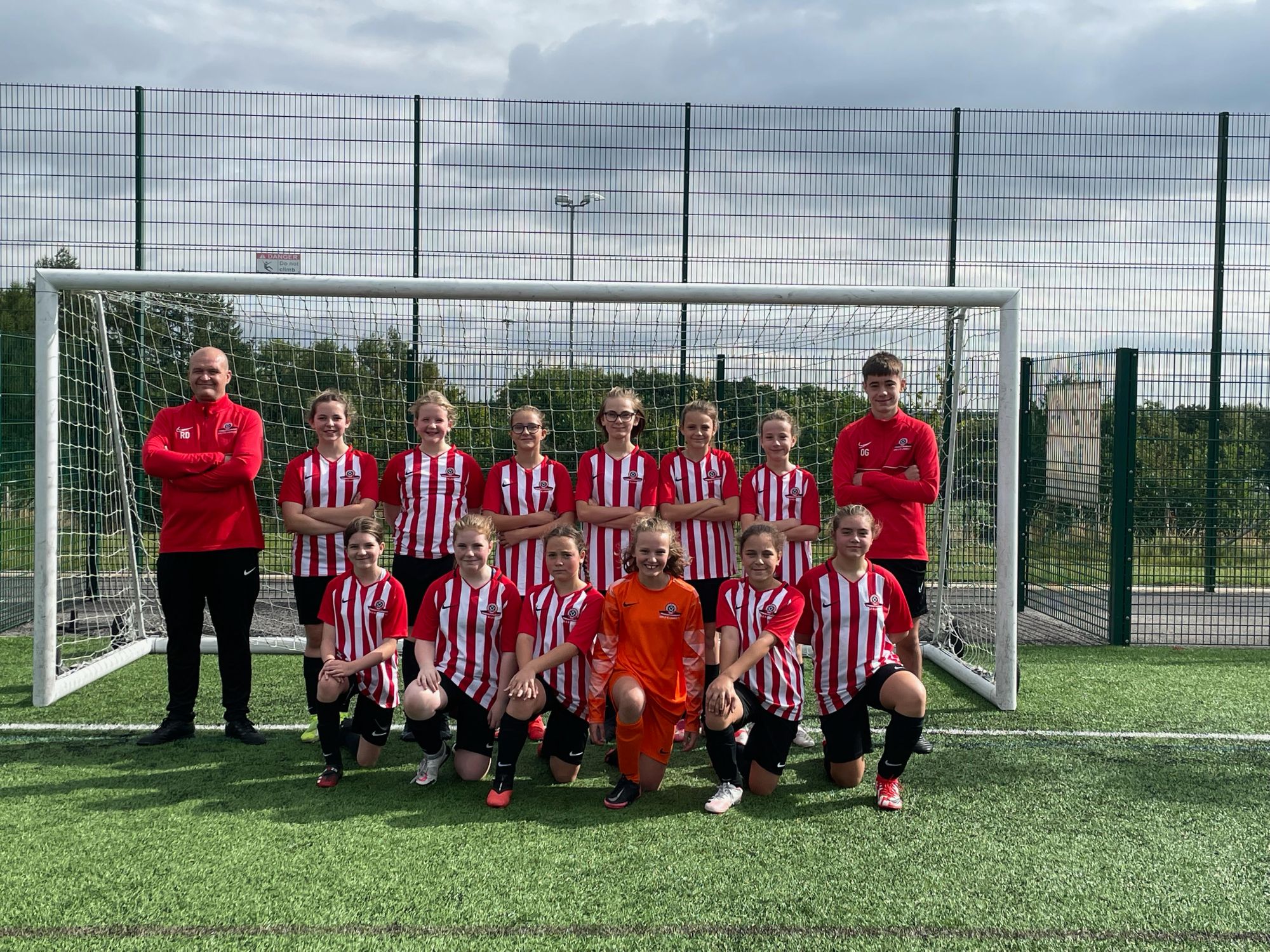 Sponsorship nets Sheffield girls football team brand new kit