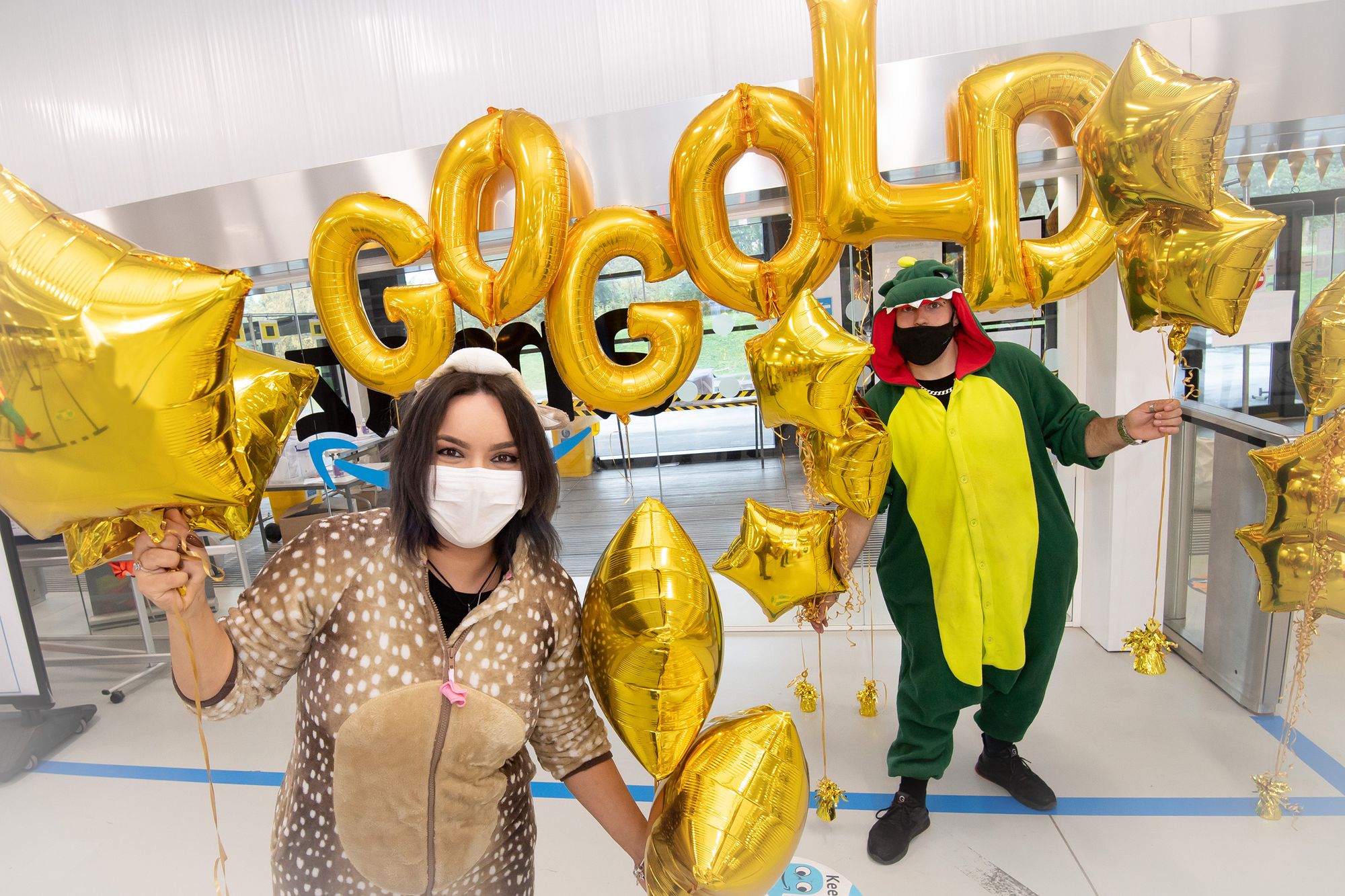 Sutton-in-Ashfield staff 'go gold' to raise funds for children's cancer charity