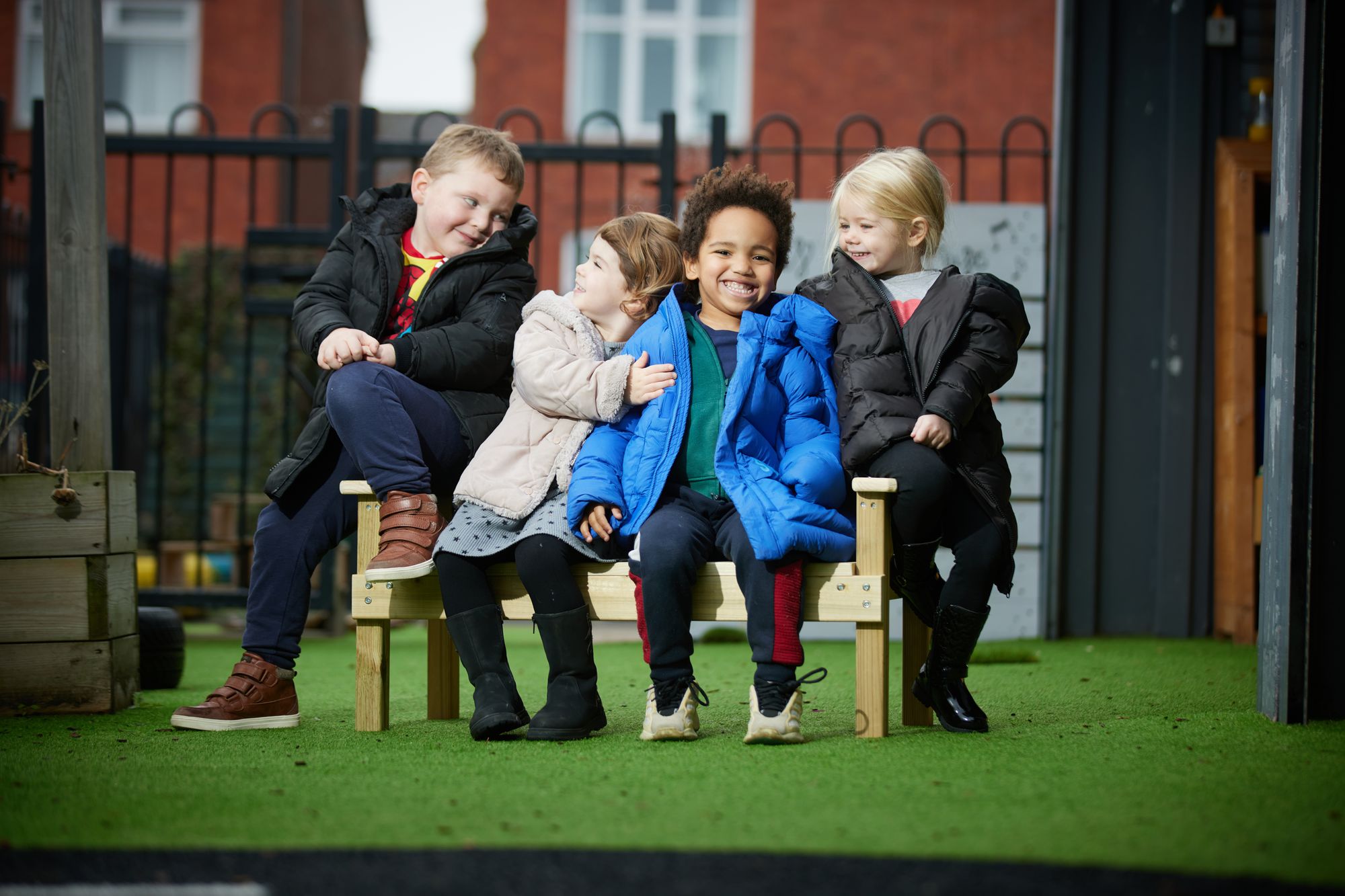 'Buddy Bench' gifted to Northwich nursery in recognition of Anti-Bullying Week