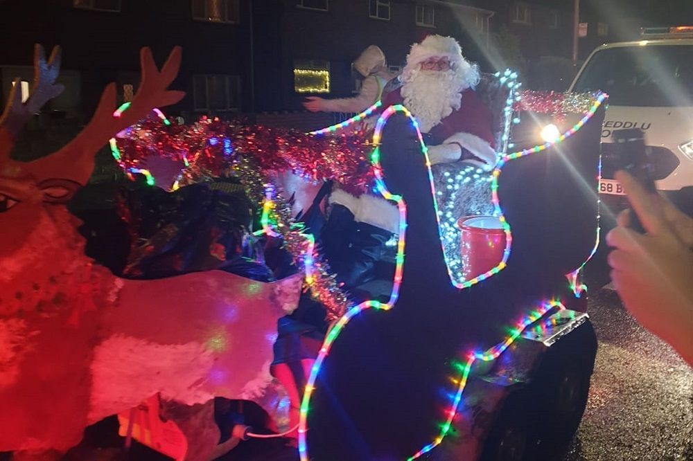 Santa is coming to Llanrumney tomorrow