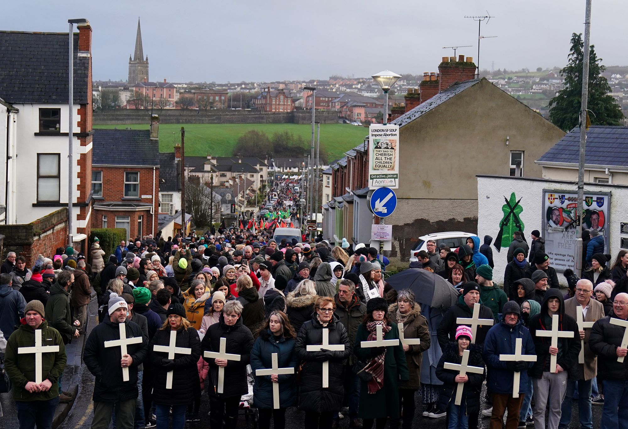 Large crowd attend commemoration event to mark 50th anniversary of Bloody Sunday