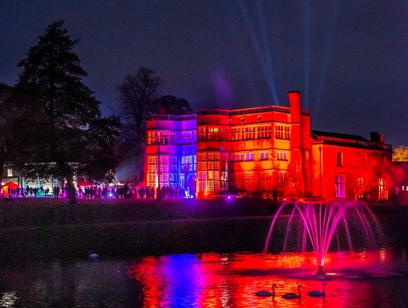 Astley Illuminated will see Astley Hall come alive with magical light displays