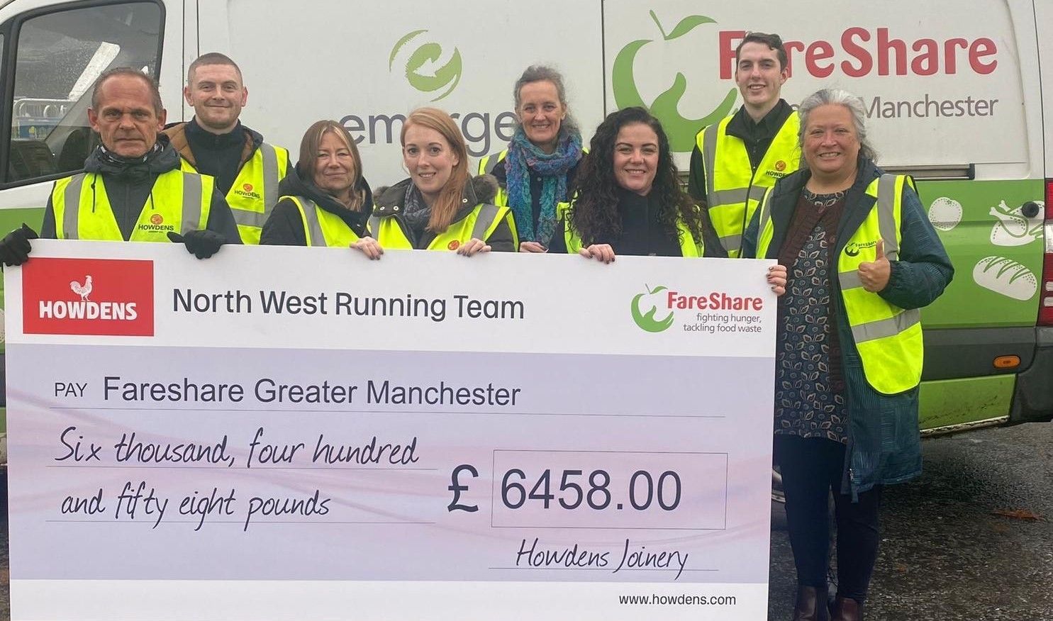 Greater Manchester FareShare receive £6,000 donation