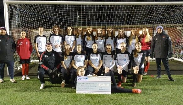 Hertford-based girls football team raises money for breast cancer