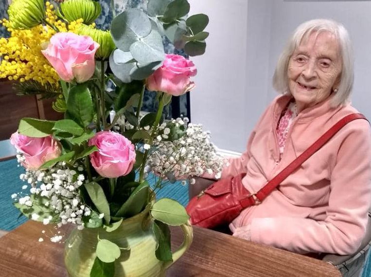 Flower power for residents of Rochester care home