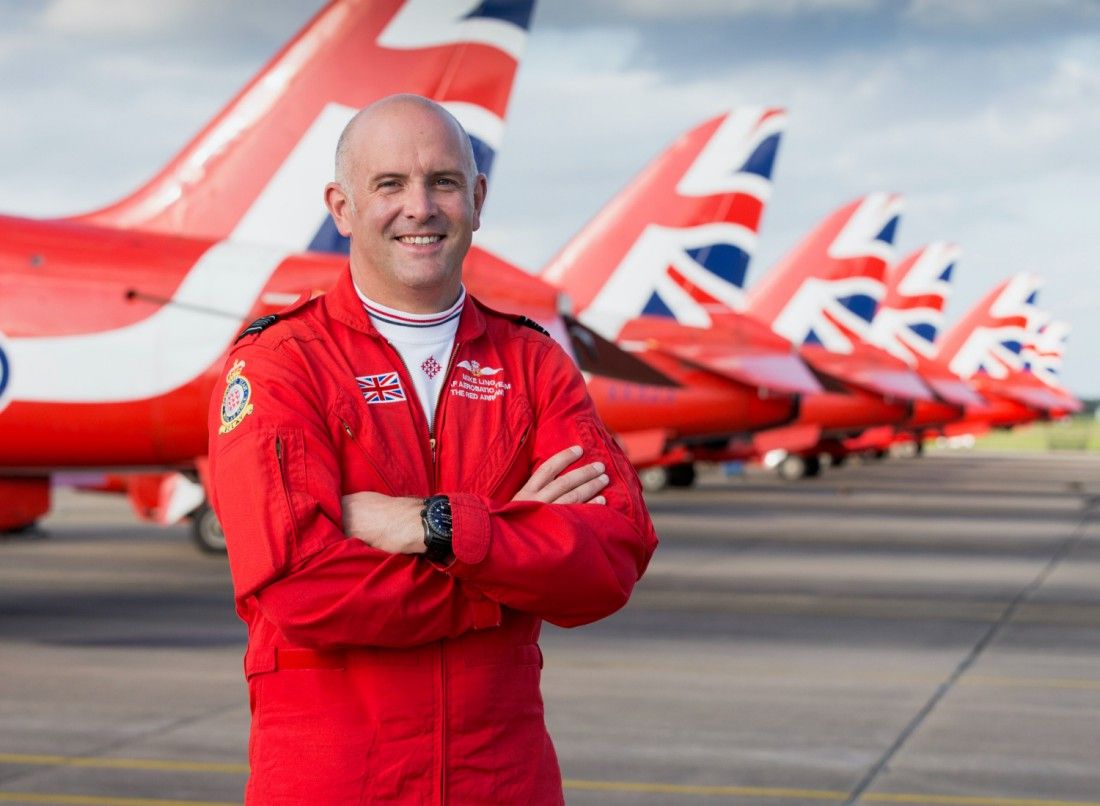 Red Arrows talk launches new season at Folkestone memorial site
