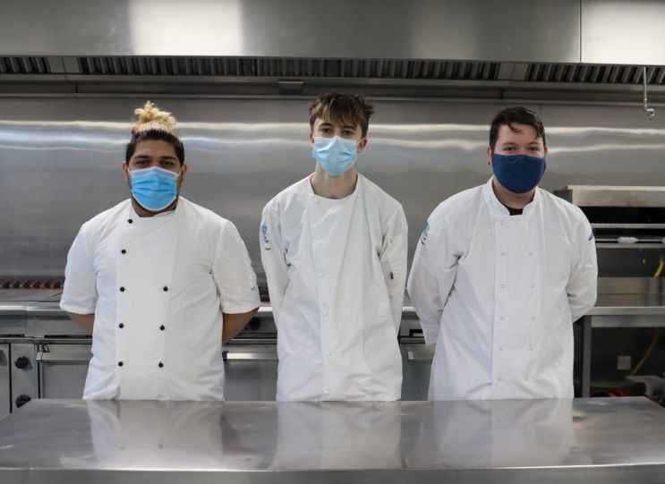 Catering trio reach live finals of prestigious student chef challenge