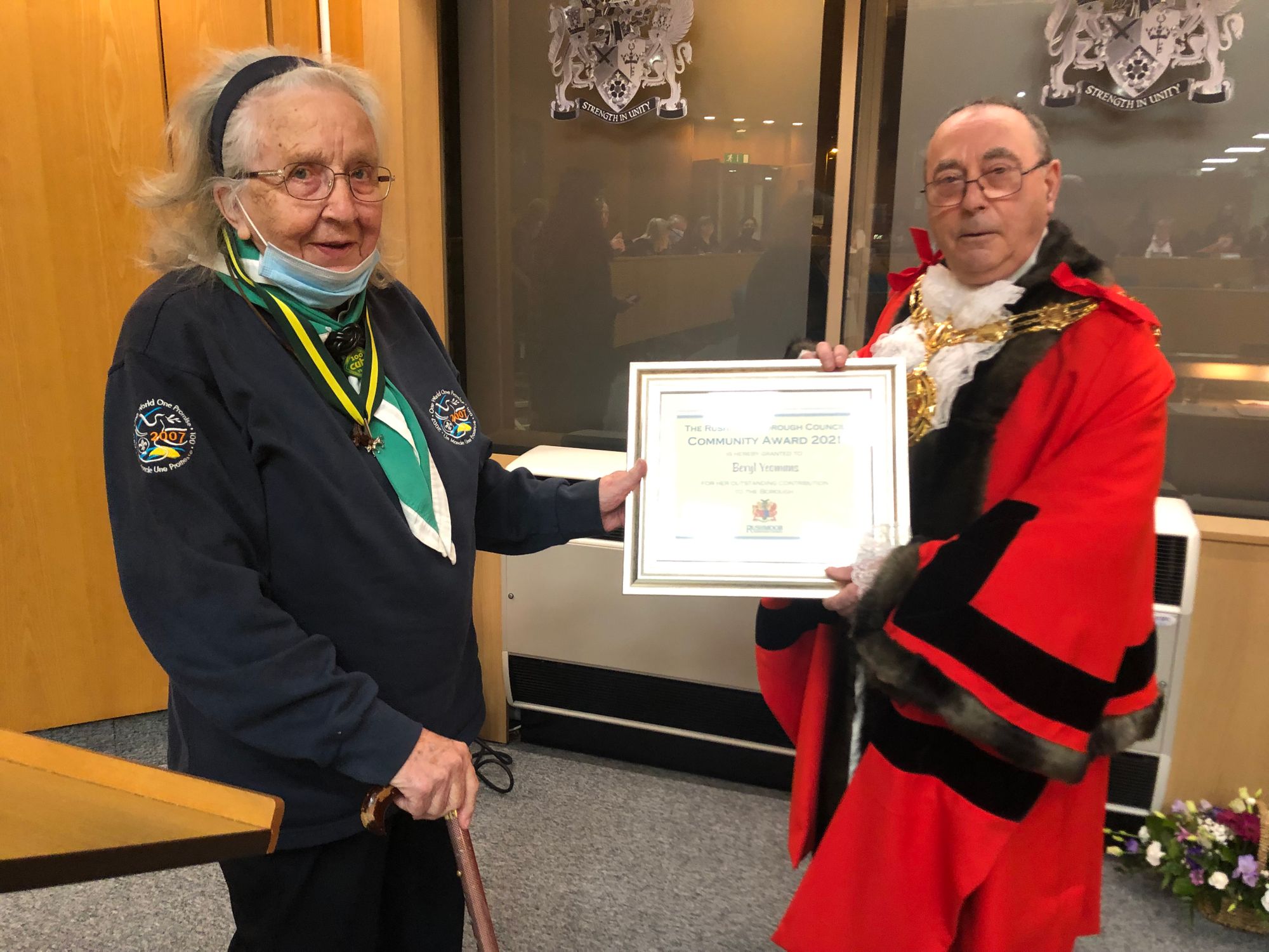 Volunteers receive Rushmoor Community Award