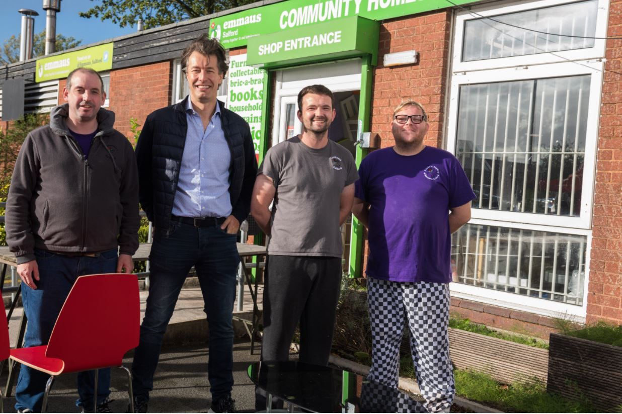 National homelessness charity celebrates six-figure donation