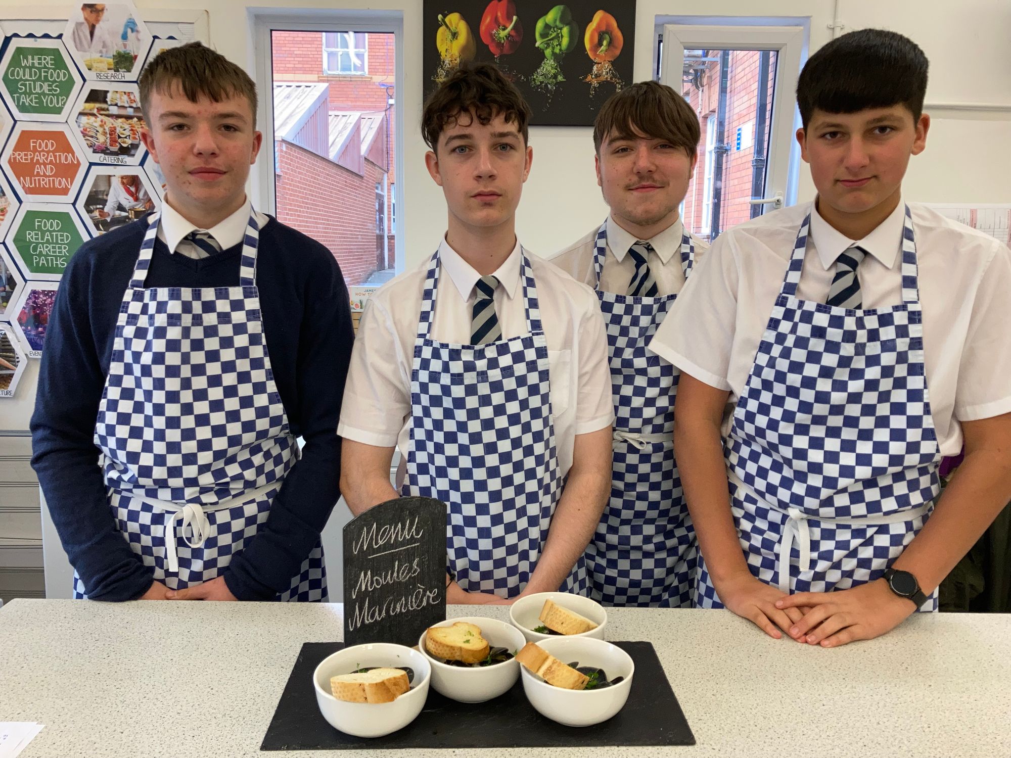 Crewe students flex their culinary mussels
