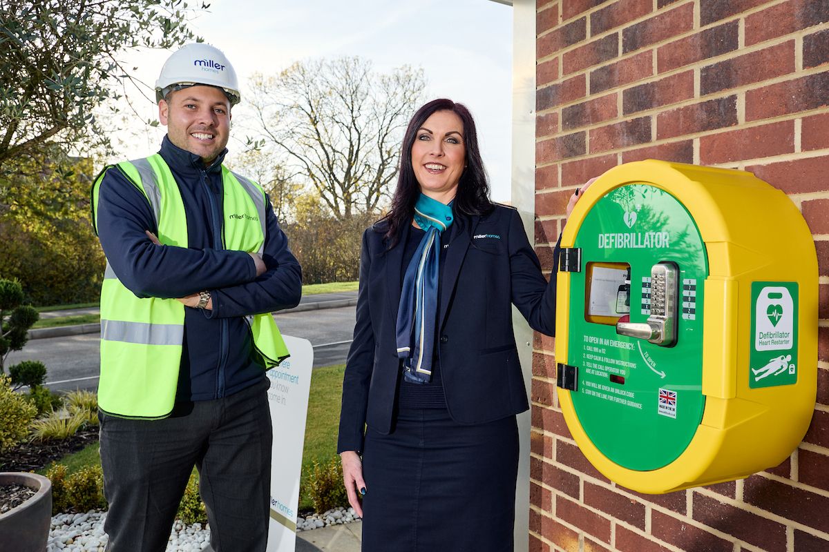 Defibrillator installed at Wakefield housing development