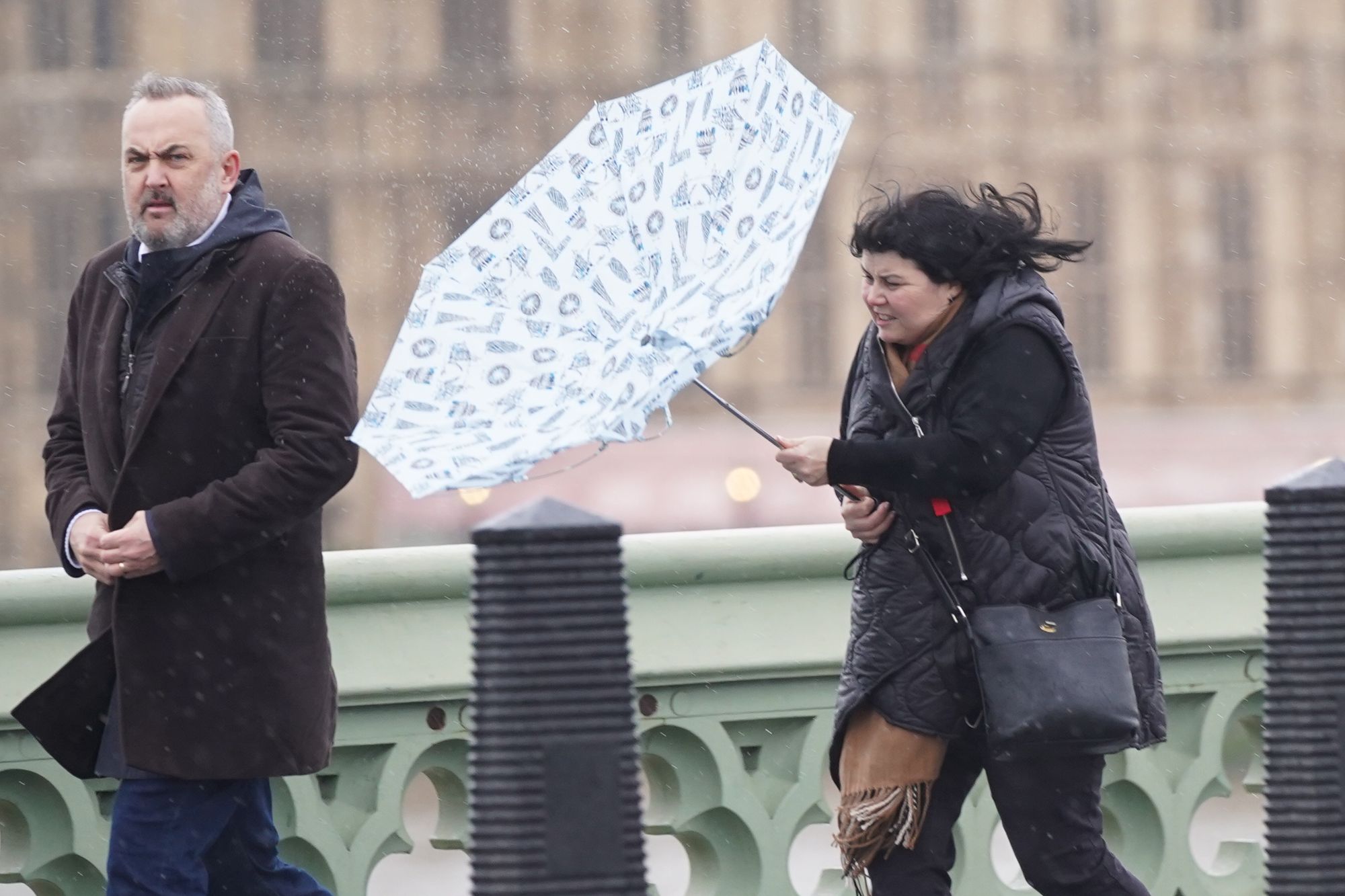 Drivers warned of dangers of very high winds as two named storms approach UK