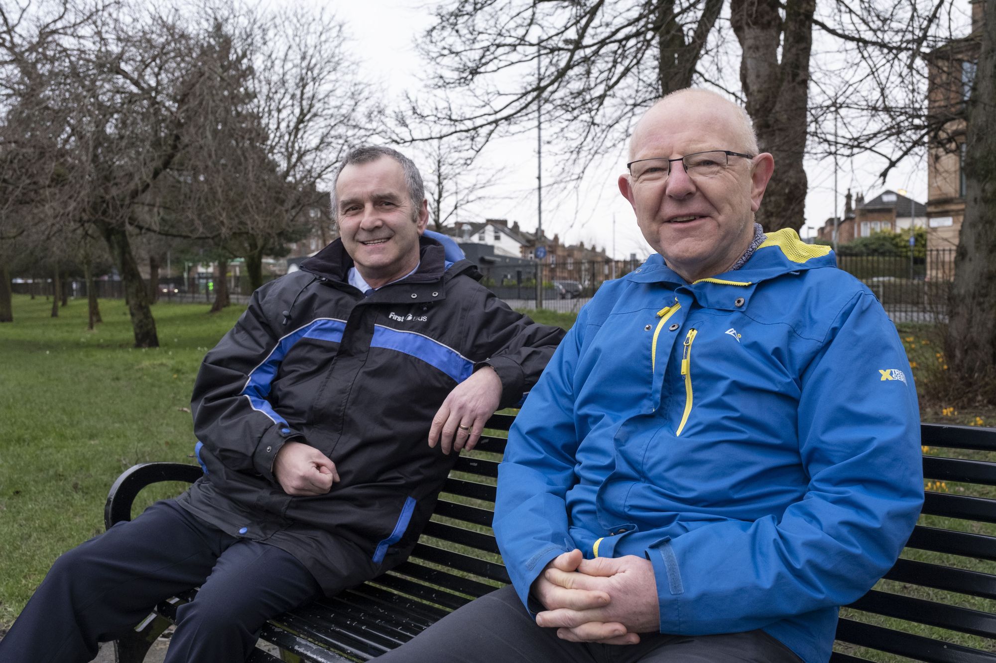 Passenger reunited with bus driver who saved his life