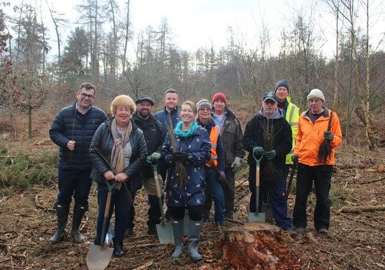 Over 1,000 trees planted at the Outwoods in Loughborough