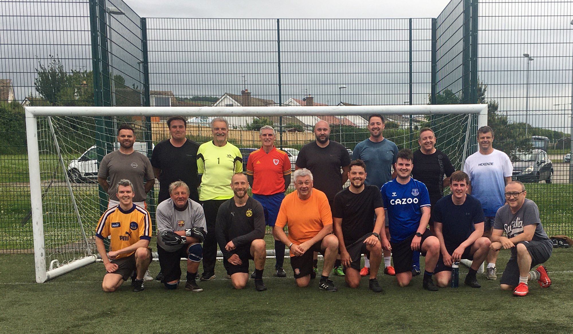 College Sports Centre Staff Honour Works’ 5-a-side Team