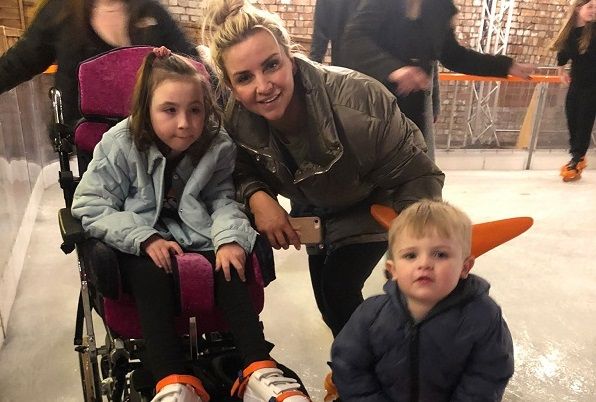 Salford mum issues desperate wheelchair plea for disabled daughter