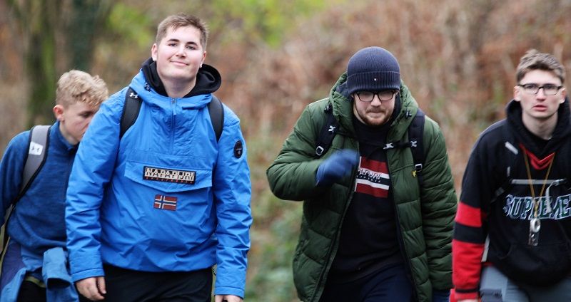 Coleg Cambria students tackle tough winter challenge