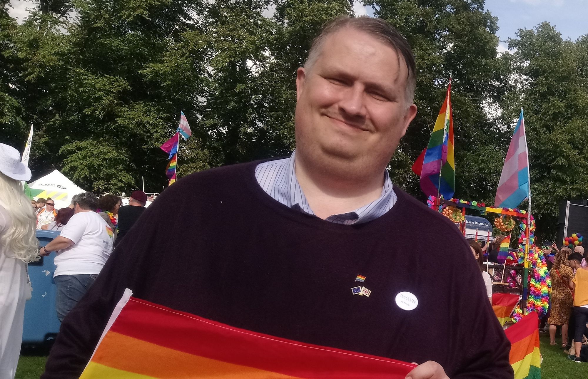 Barwell councillor helps mark LGBT+ anniversary