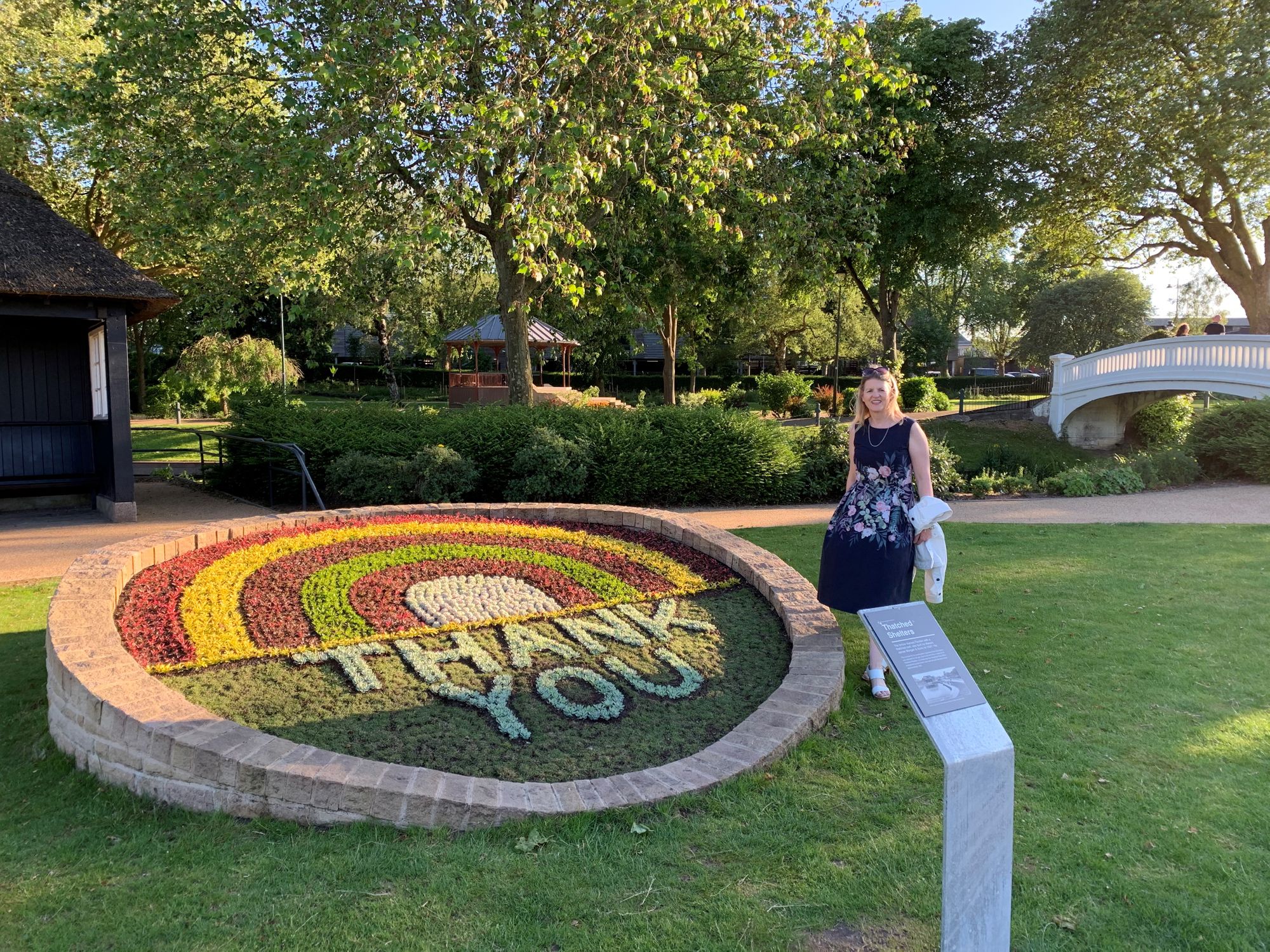 Council say it with flowers for Her Majesty The Queen in Stafford Borough