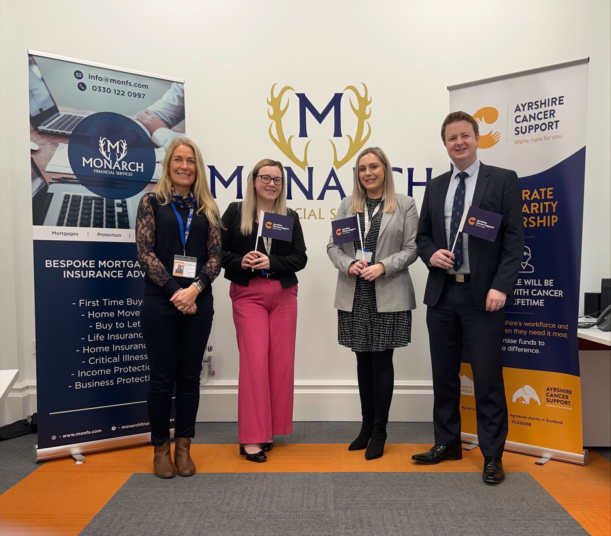 Ayrshire mortgage broker become Founder for new cancer centre