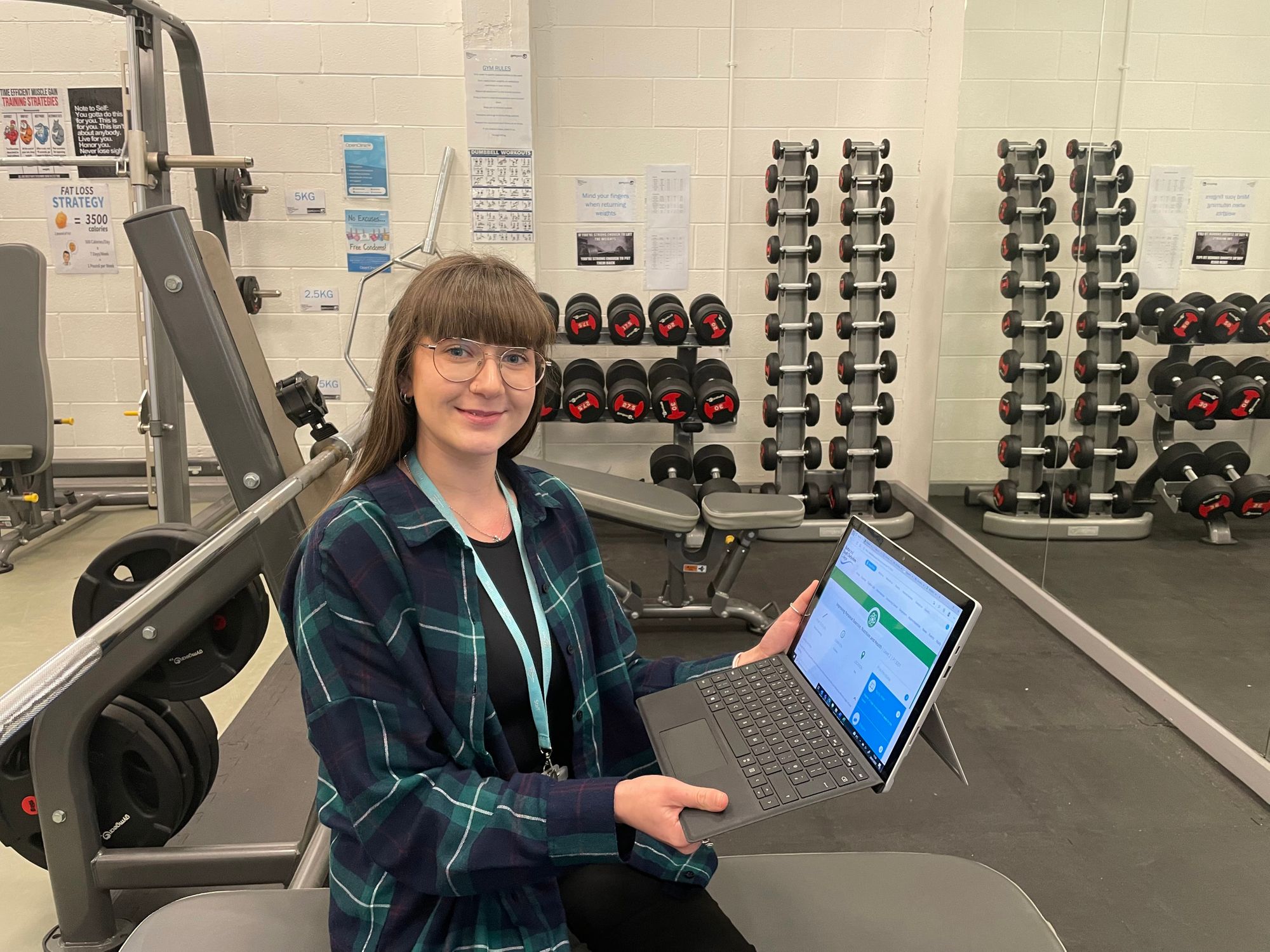 Burton and South Derbyshire College Curriculum Administrator  pursues interest in health and fitness with online course