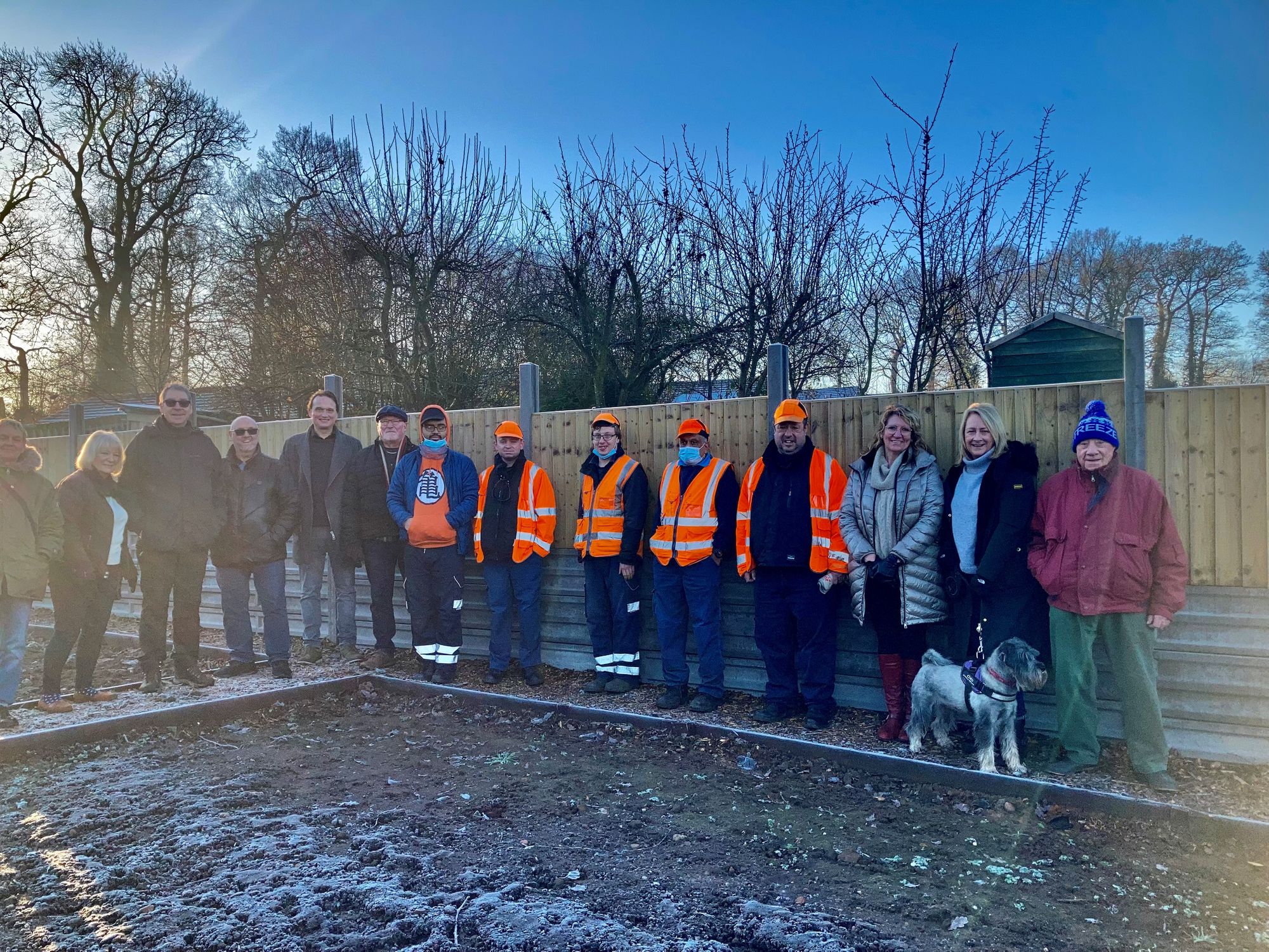 Aylestone gardeners unite with council to create allotment for elderly
