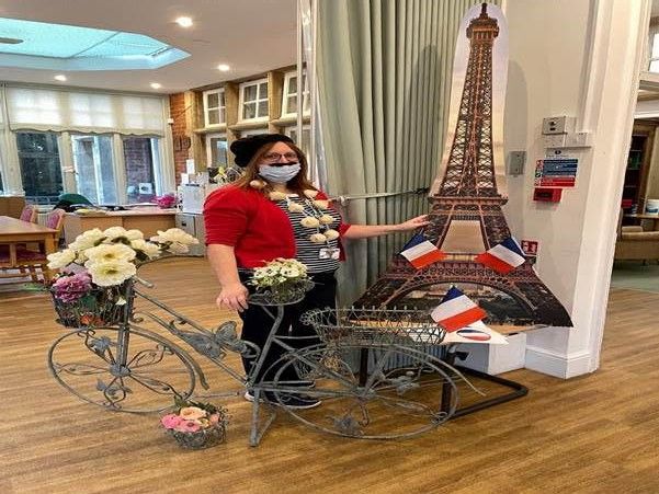 Paris brought to Caterham nursing home for themed day