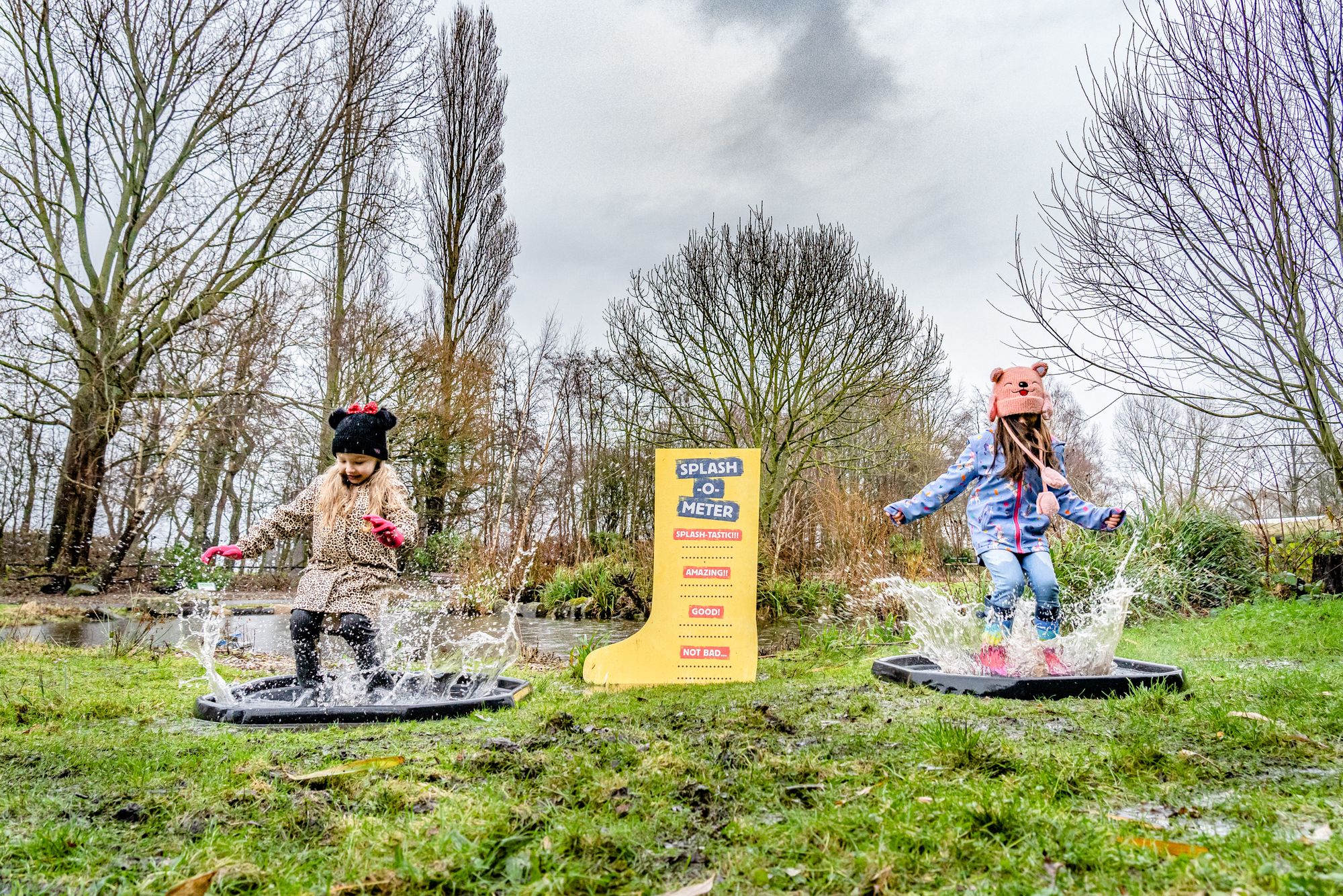 February half term to see WWT Martin Mere Wetland Centre’s puddle jumping championships