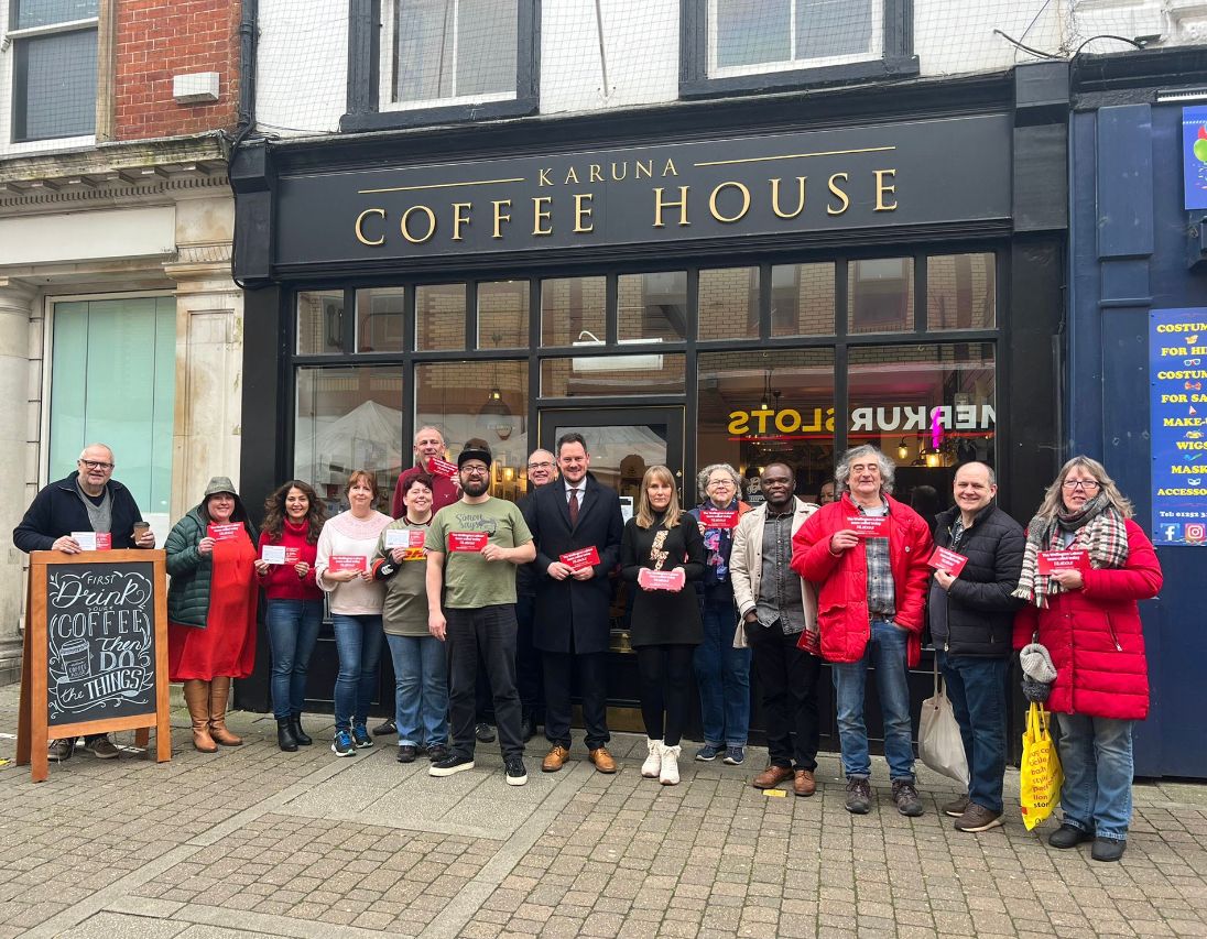 Labour shadow minister visits Aldershot to support candidates on campaign trail