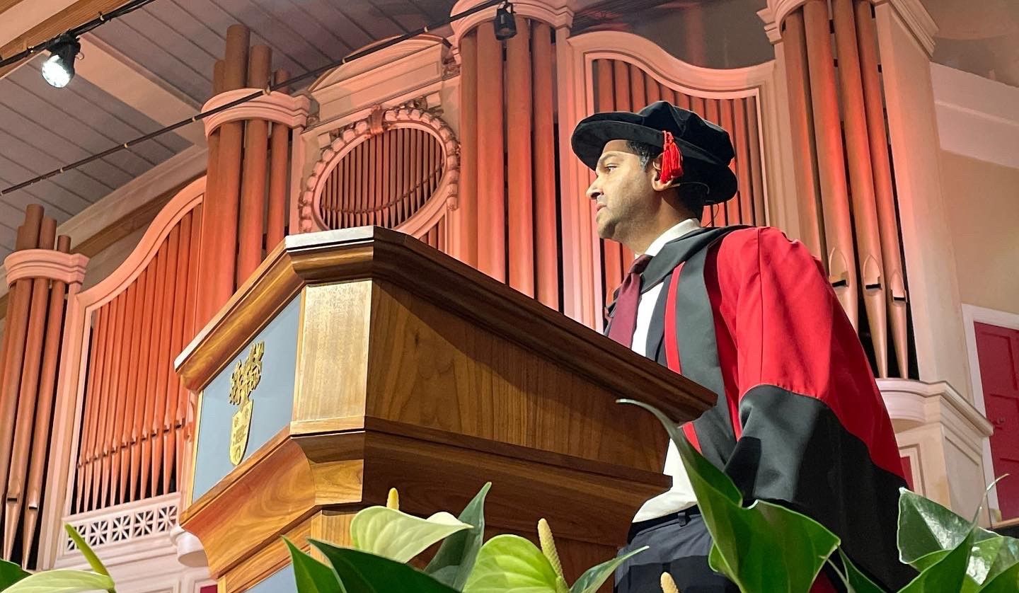 University of Leicester awards honorary degree to former cricketer Wasim Khan MBE