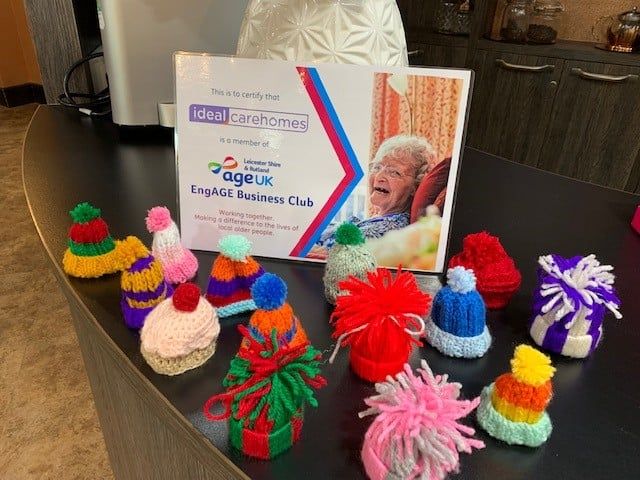 Hats off to care home knitting crew