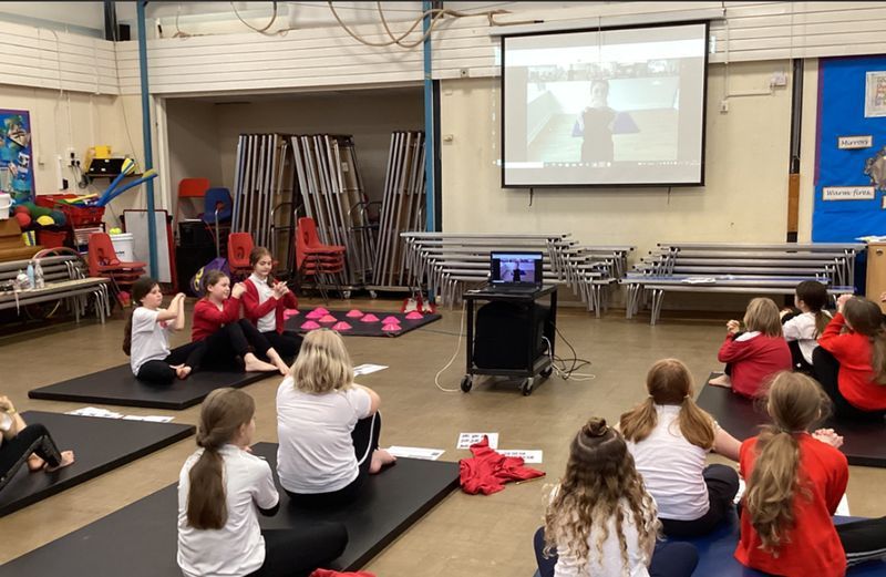 Torquay school children take part in virtual gymnastics festival
