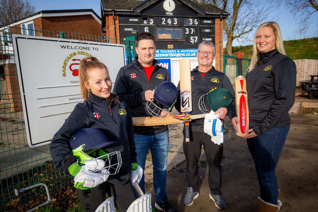 Garstang Cricket Club bowled over by donation from homebuilder