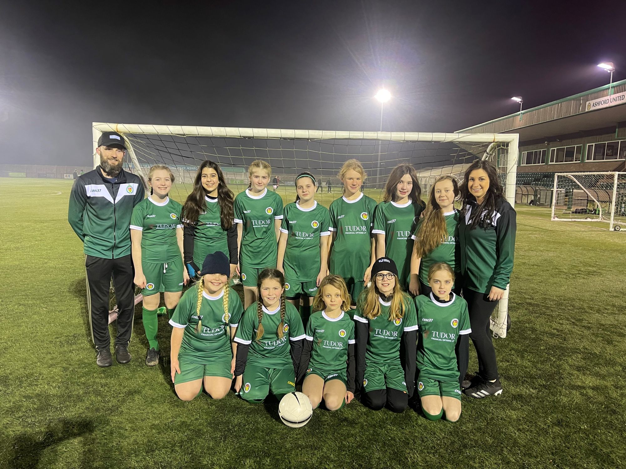 Ashford girls receive new kit thanks to sports grant