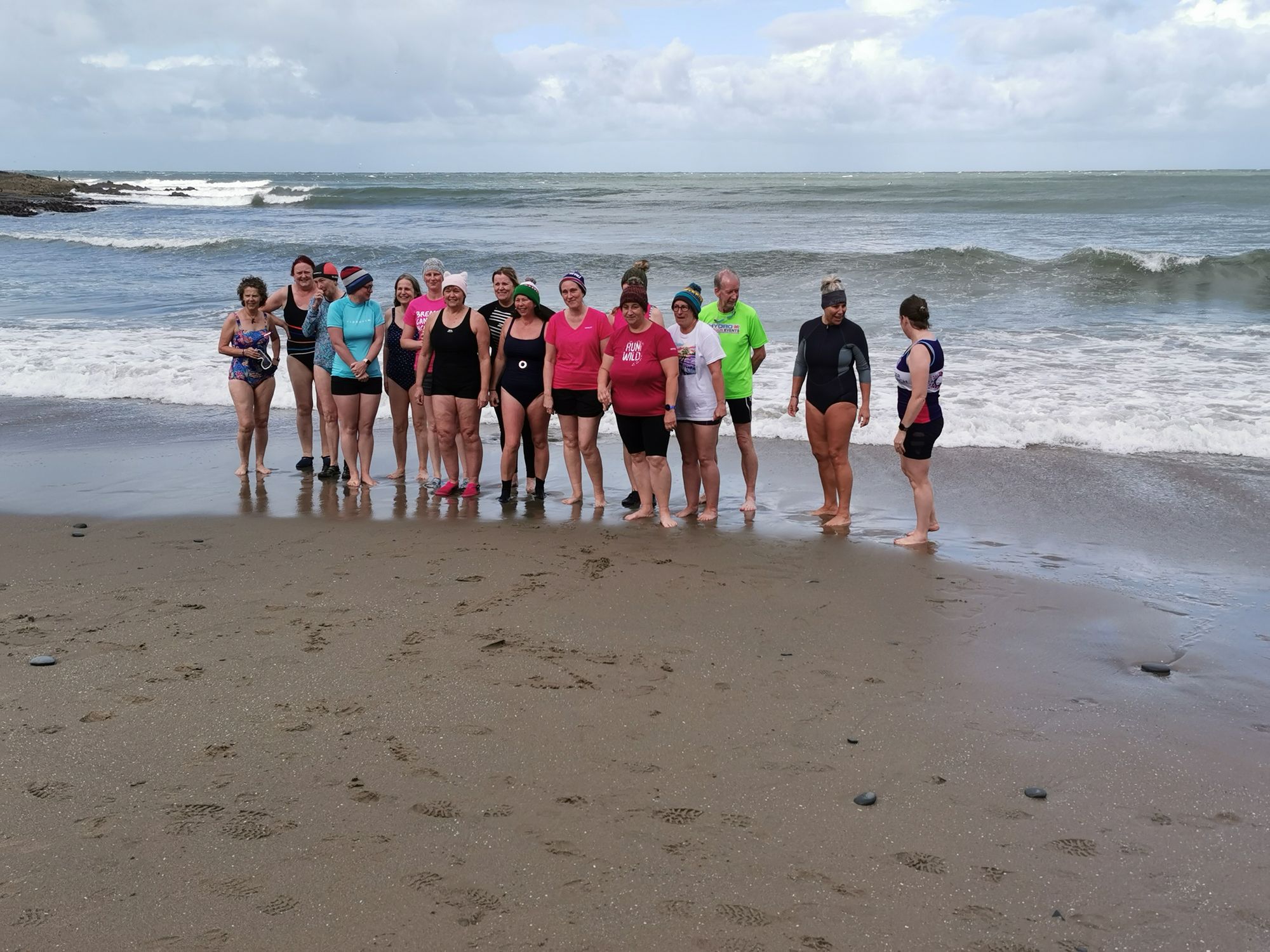Cilcennin woman takes part in wild water swim for Bronglais Chemotherapy unit