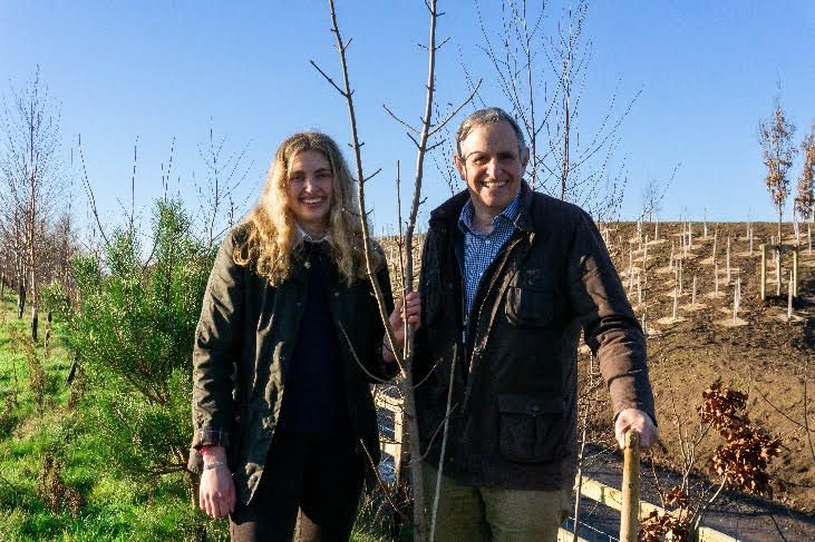 Coppice trees planted in Sandford as part of Queen’s Green Canopy campaign