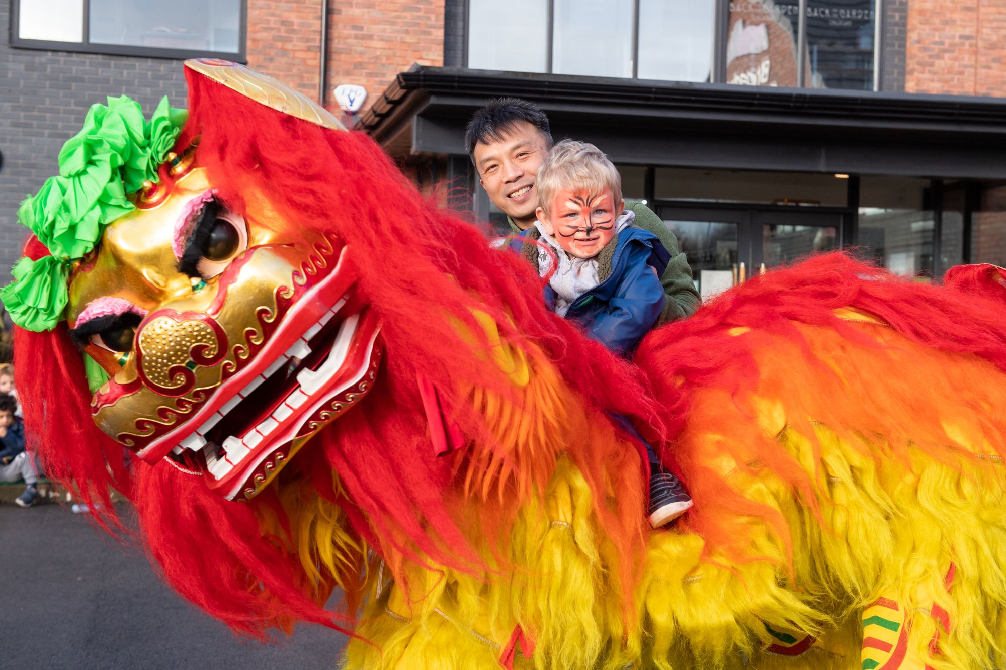 Altrincham's Master Chen celebrates Chinese New Year at Back to the Garden Childcare