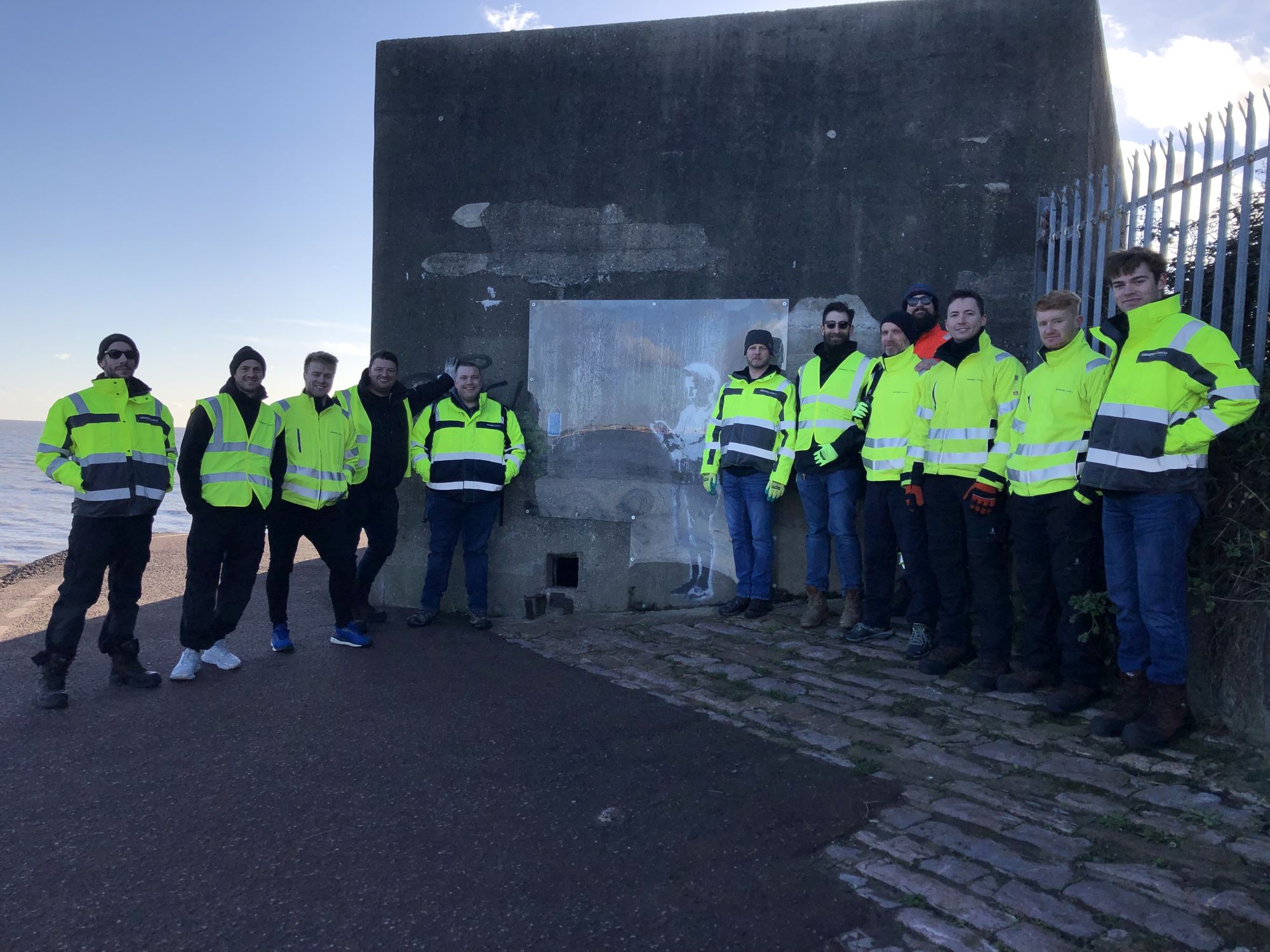Wind farm team clears 10 bags of litter from Harwich beach