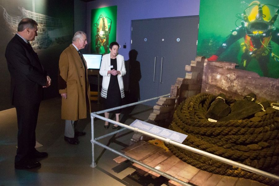 Artefacts from 'legendary ship' go on display at Historic Dockyard Chatham